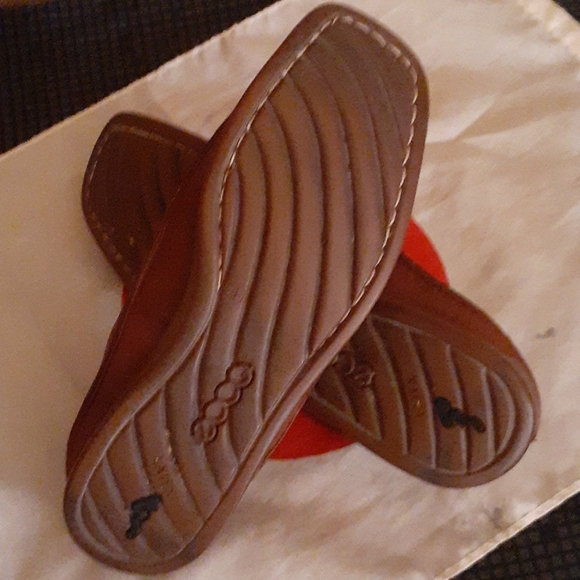 Ecco leather brown mules - Picture 5 of 6